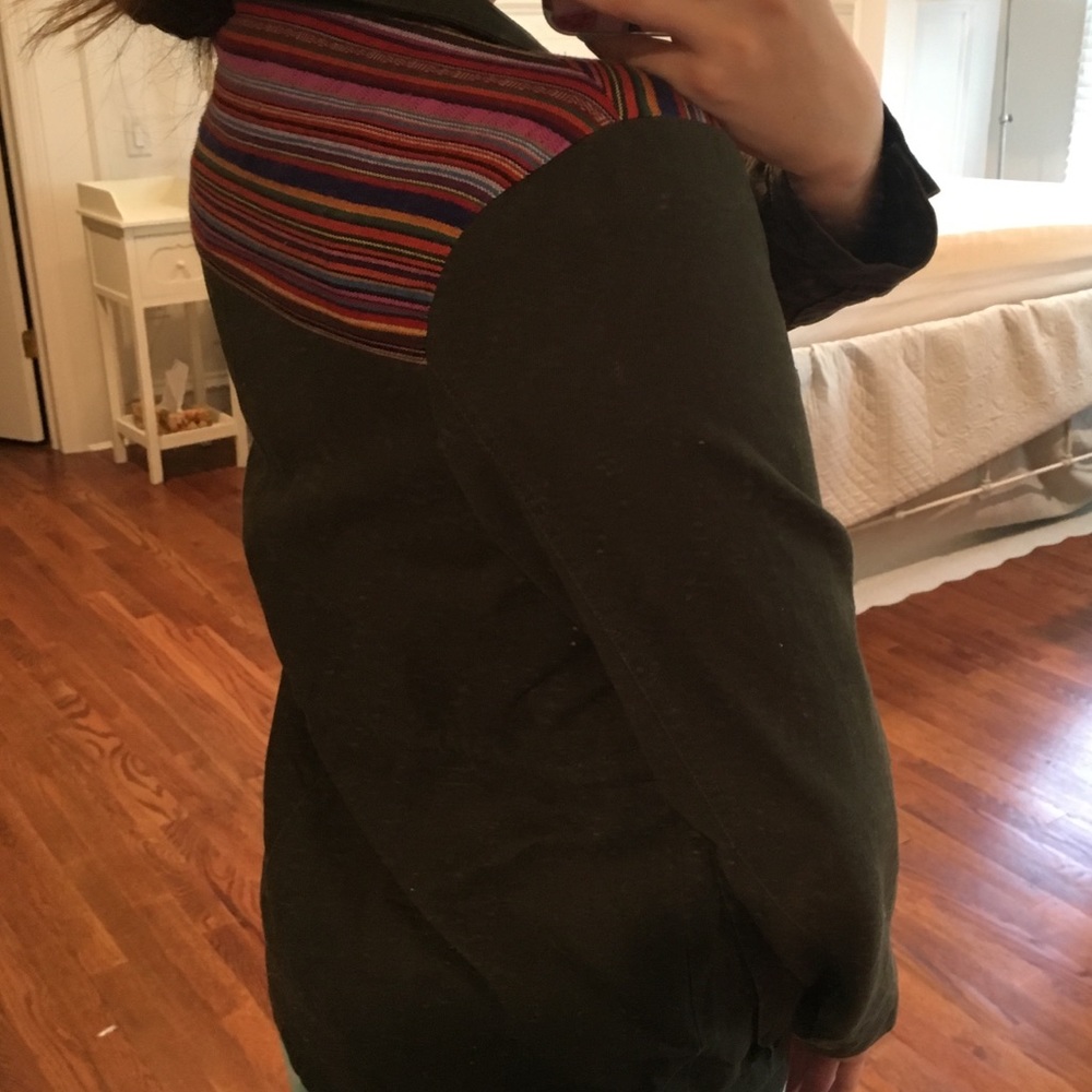 🌈Embroidered Army Jacket - Picture 6 of 6